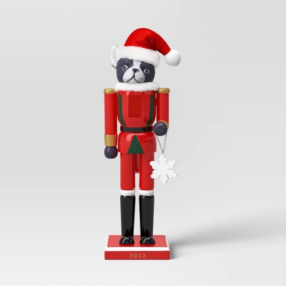 2023 Target Wondershop French Bulldog Nutcracker - Picture 3 of 5